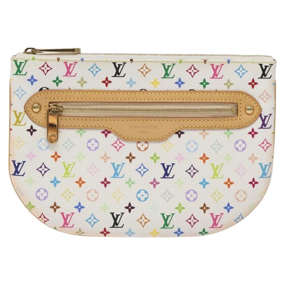 Louis Vuitton Monogram Multicolor Pochette GM Pouch White